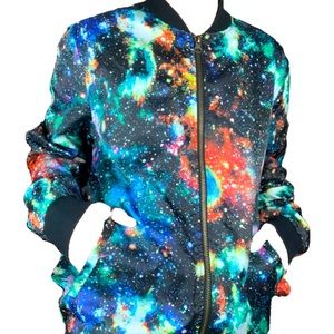 Carbon Galaxy zip up jacket
